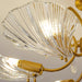 Shell Brass Ceiling Lamp-DWHOME