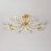 Shell Brass Ceiling Lamp-DWHOME