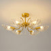 Shell Brass Ceiling Lamp-DWHOME