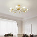 Shell Brass Ceiling Lamp-DWHOME