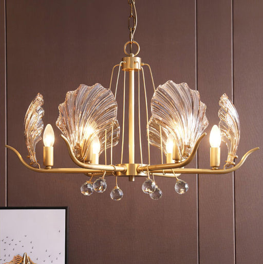 Shell Crystal Chandelier-DWHOME