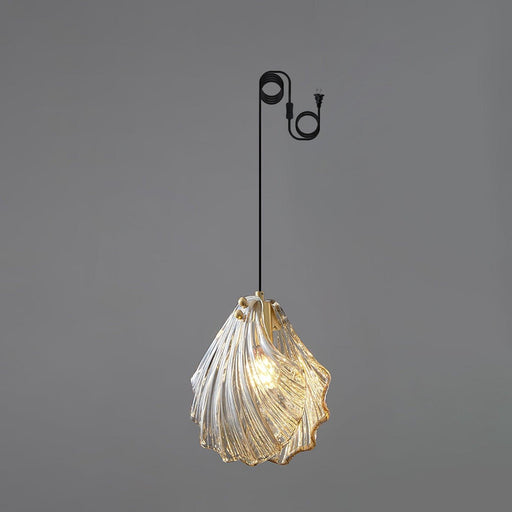 Shell Mini Pendant Swag Light-DWHOME