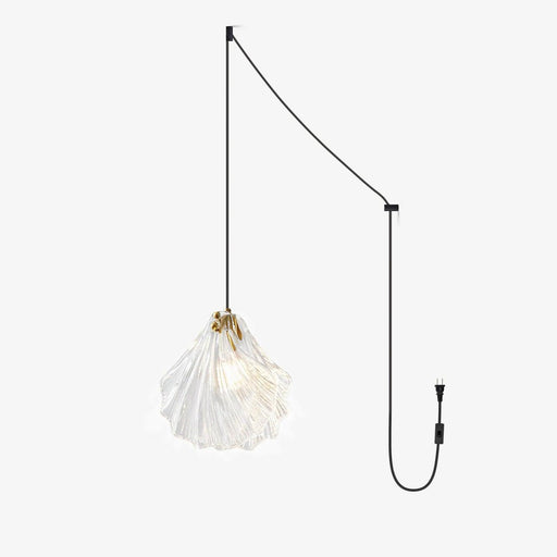 Shell Mini Pendant Swag Light-DWHOME