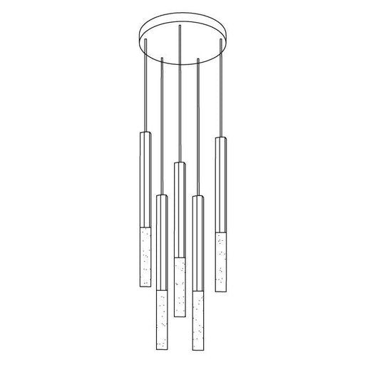 Shine Vertical Plumage Suspension-DWHOME
