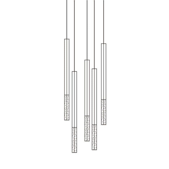 Shine Vertical Plumage Suspension-DWHOME