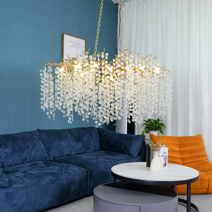 Shiro Noda Crystal Chandelier-DWHOME