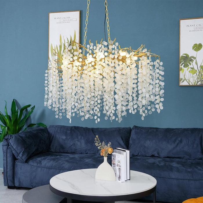 Shiro Noda Crystal Chandelier-DWHOME