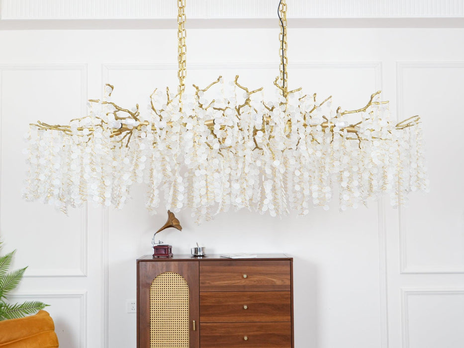 Shiro Noda Crystal Chandelier-DWHOME