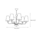 Siena Fabric Chandelier-DWHOME