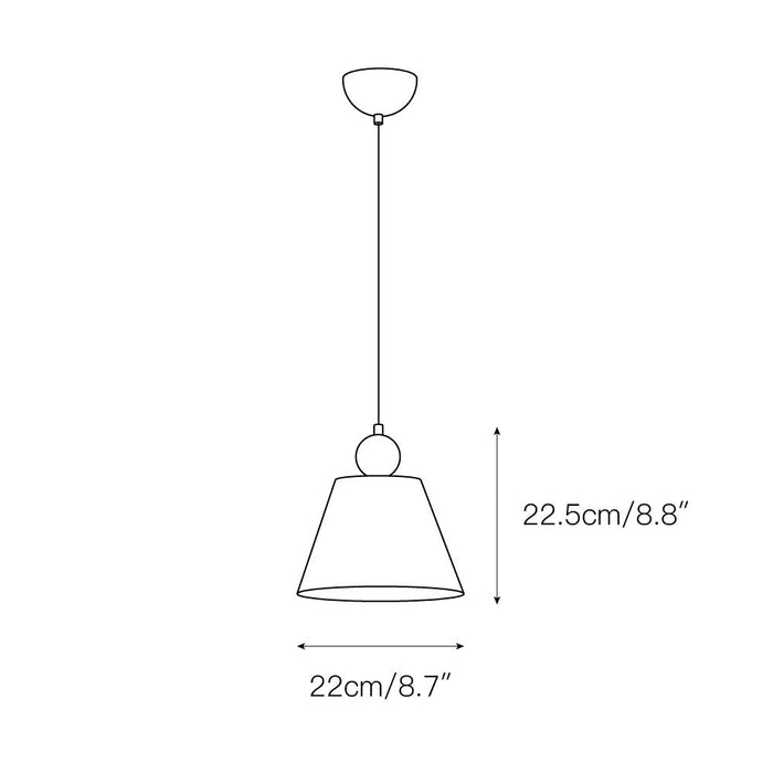 Siena Fabric Chandelier-DWHOME