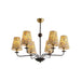 Siena Fabric Chandelier-DWHOME