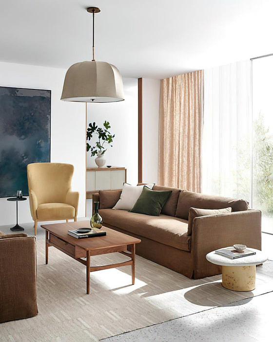 Sienna Linen Pendant Lamp-DWHOME