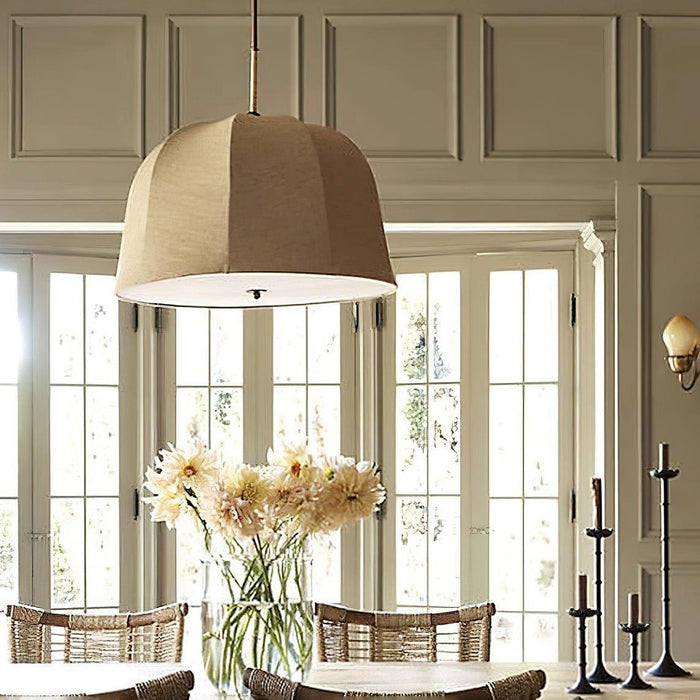 Sienna Linen Pendant Lamp-DWHOME