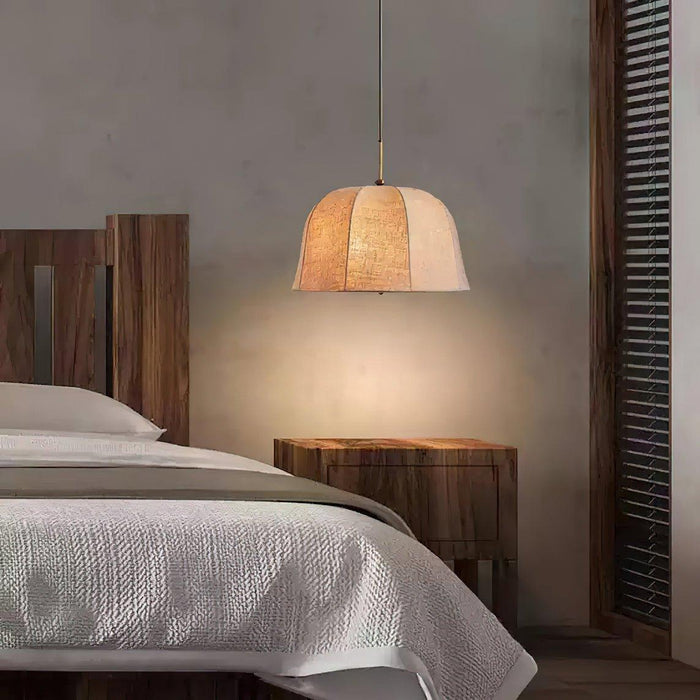 Sienna Linen Pendant Lamp-DWHOME