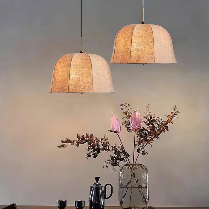 Sienna Linen Pendant Lamp-DWHOME