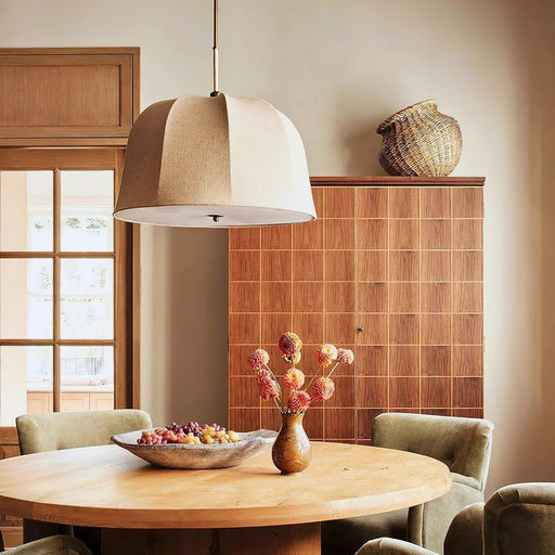 Sienna Linen Pendant Lamp-DWHOME