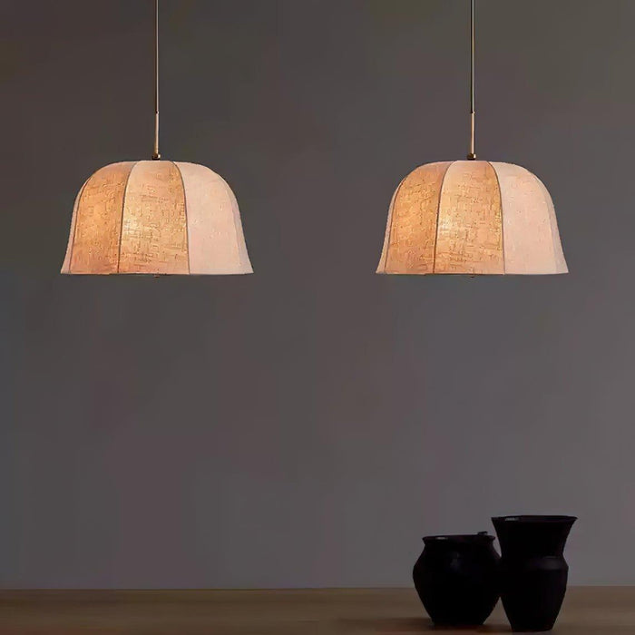 Sienna Linen Pendant Lamp-DWHOME