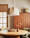 Sienna Linen Pendant Lamp-DWHOME
