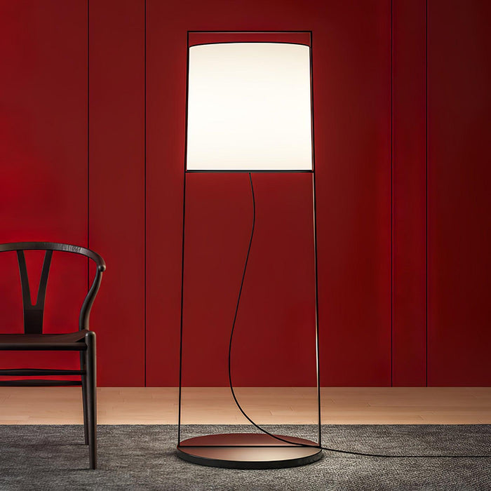 Silhouette Textile Floor Lamp-DWHOME
