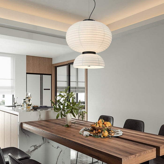 Modern Silk Pendant Light-DWHOME