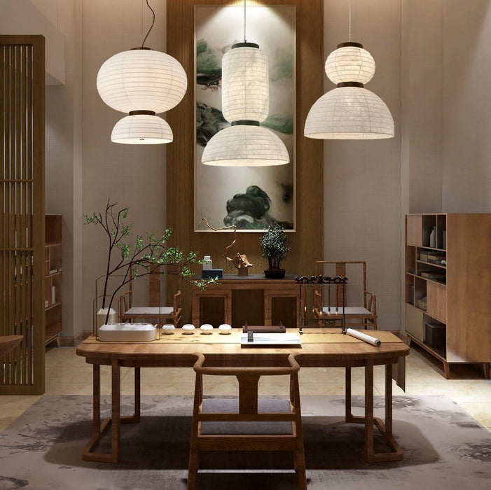 Modern Silk Pendant Light-DWHOME