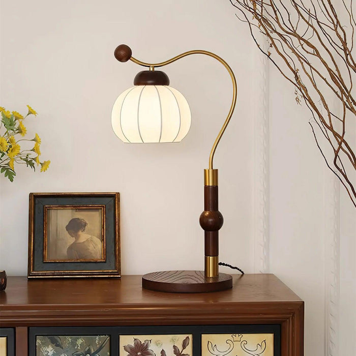 Silk Globe Table Lamp - DWHOME