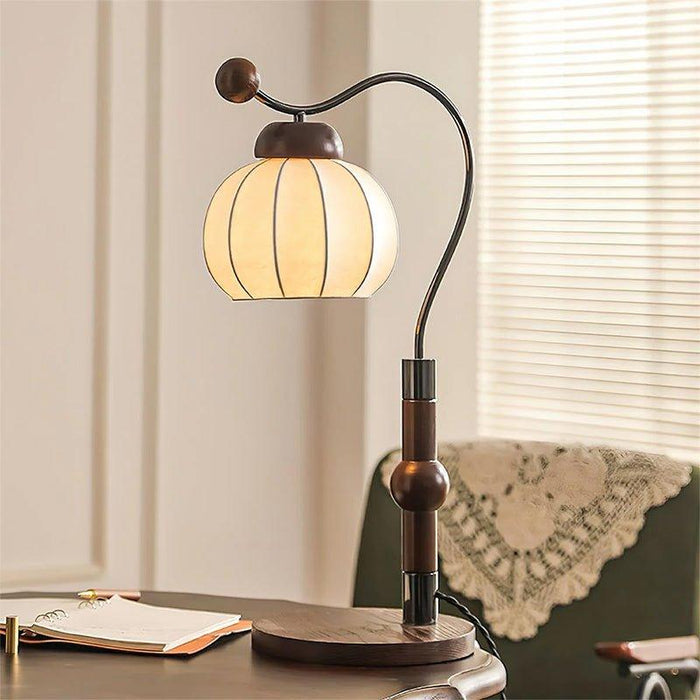 Silk Globe Table Lamp - DWHOME
