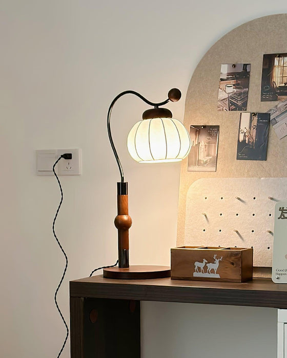 Silk Globe Table Lamp - DWHOME