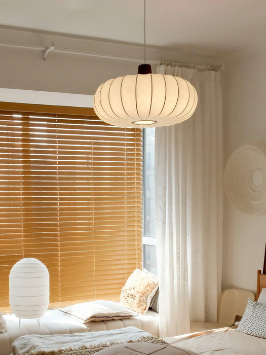 Silk Lantern Pendant Light-DWHOME