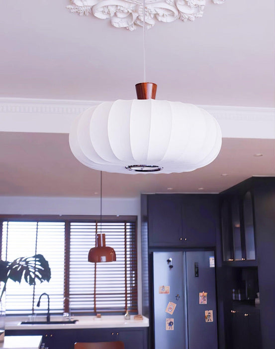 Silk Lantern Pendant Light-DWHOME