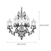 Silva Crystal Chandelier-DWHOME