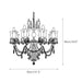 Silva Crystal Chandelier-DWHOME