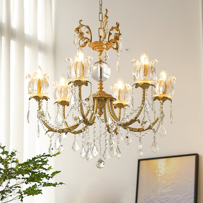 Silva Crystal Chandelier-DWHOME