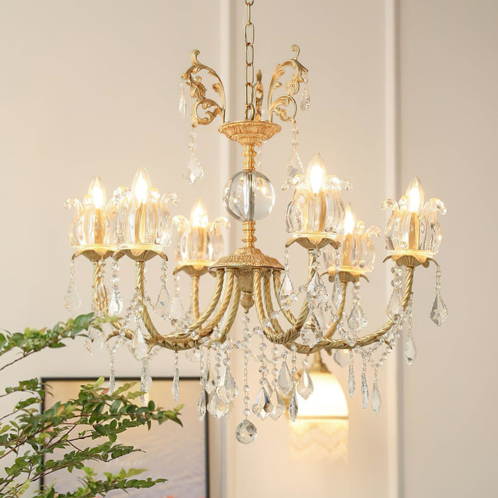 Silva Crystal Chandelier-DWHOME