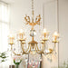 Silva Crystal Chandelier-DWHOME