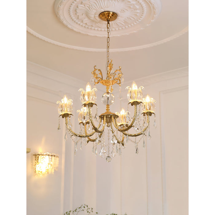 Silva Crystal Chandelier-DWHOME