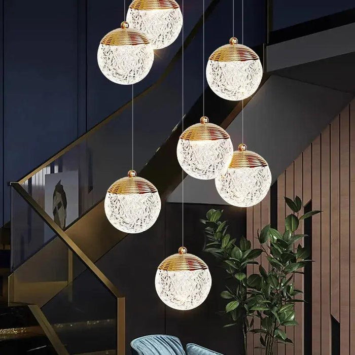 Gold/Silver Large Crystal Chandelier For Foyer - DWHOME