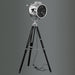 Silver Chrome Tripod Vintage Floor Lamp - DWHOME