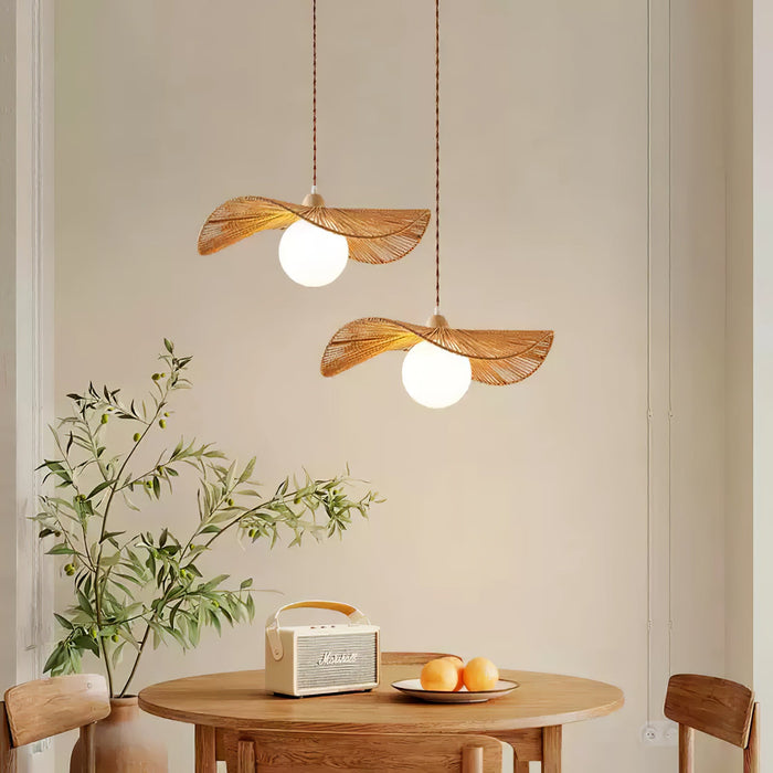 Sirocco Woven Pendant Lamp-DWHOME