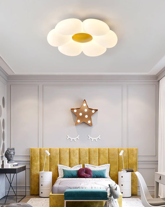 Six-leaf Flower Kids Room Ceiling Lamp-DWHOME