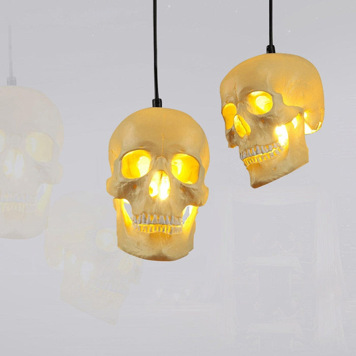 Skull Pendant Light-DWHOME