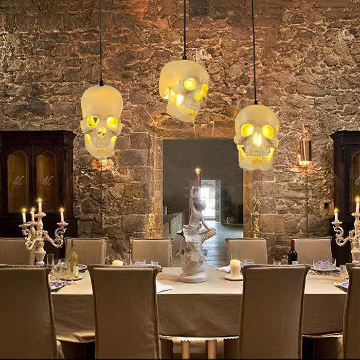 Skull Pendant Light-DWHOME