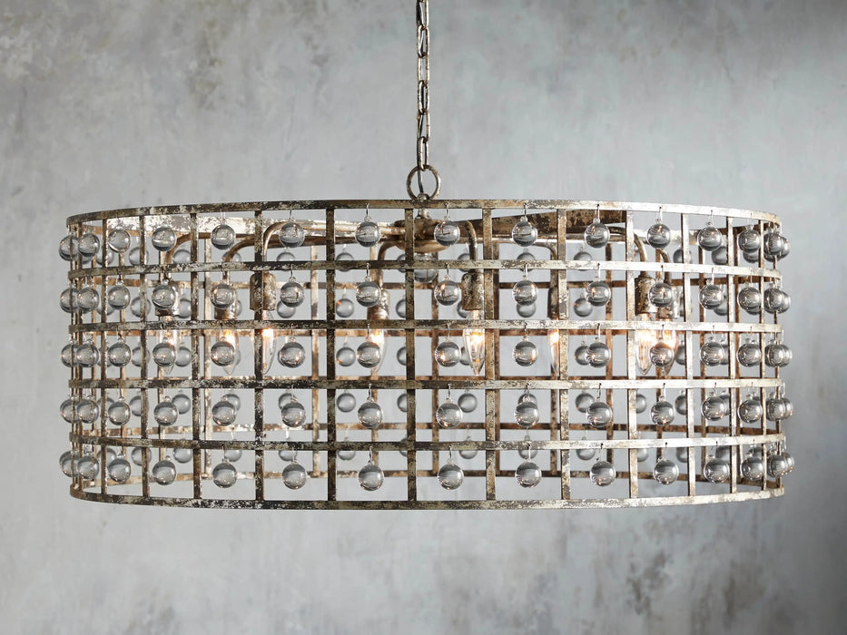 La Cage Round Chandelier 6/8/12 Light-DWHOME