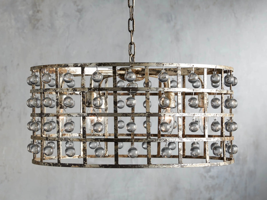 La Cage Round Chandelier 6/8/12 Light-DWHOME