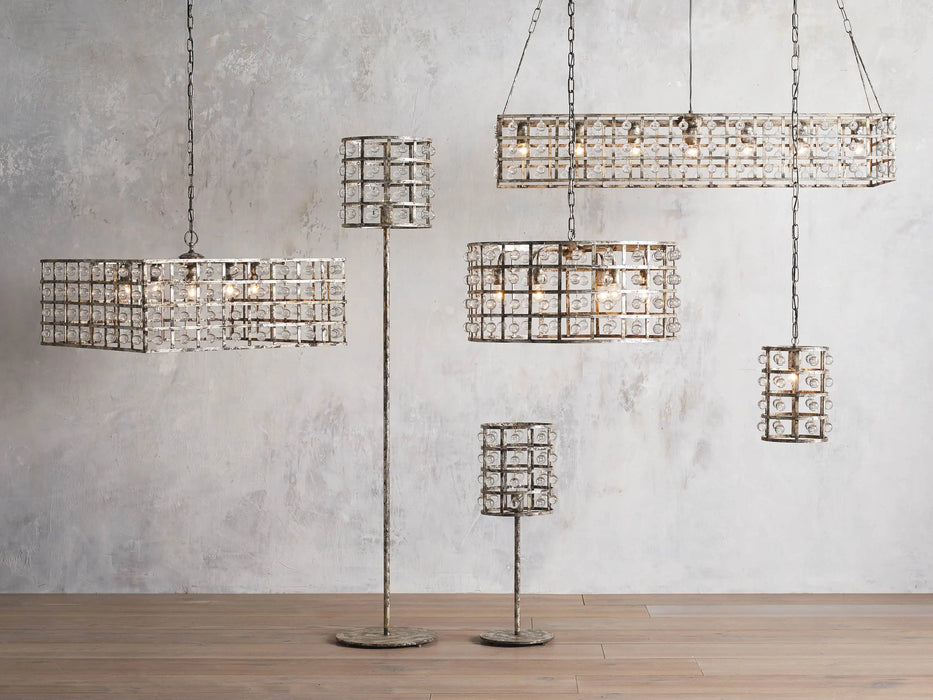 La Cage Round Chandelier 6/8/12 Light-DWHOME