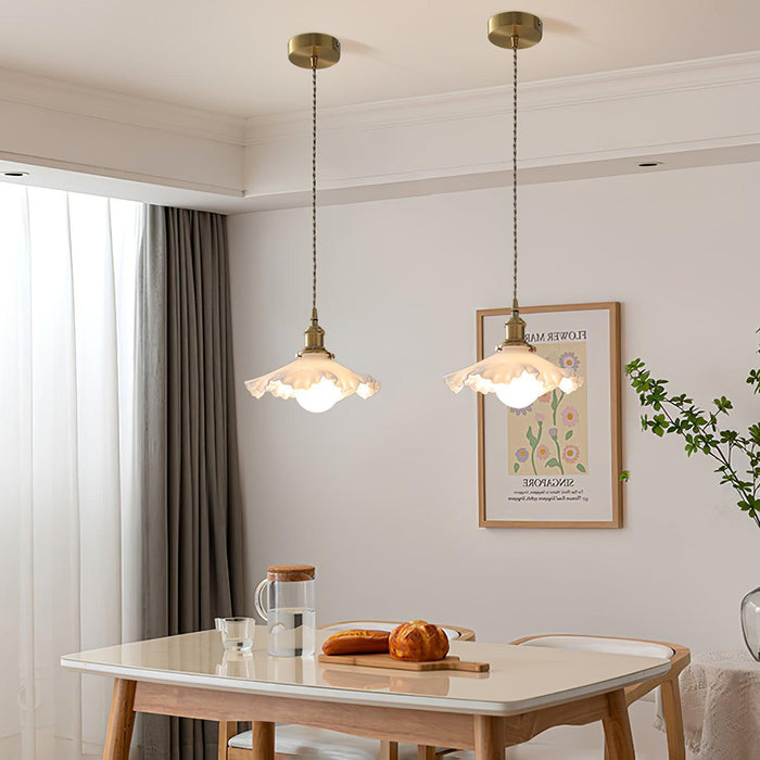 Small Floral Pendant Lamp-DWHOME