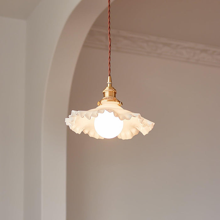 Small Floral Pendant Lamp-DWHOME