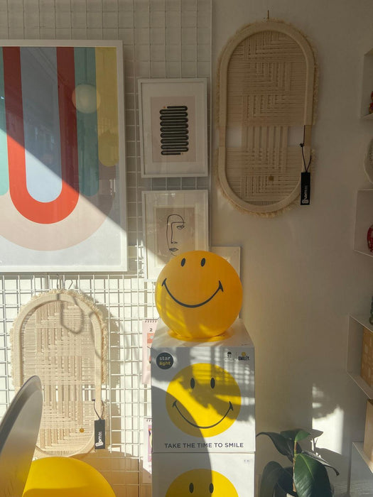 Lampe de table rechargeable souriante - DWHOME