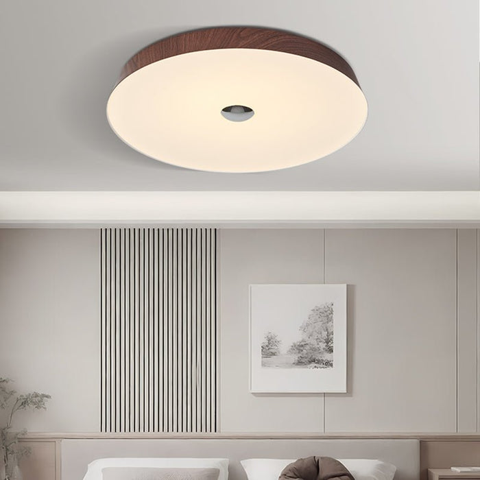 Solace Woodgrain Ceiling Light-DWHOME