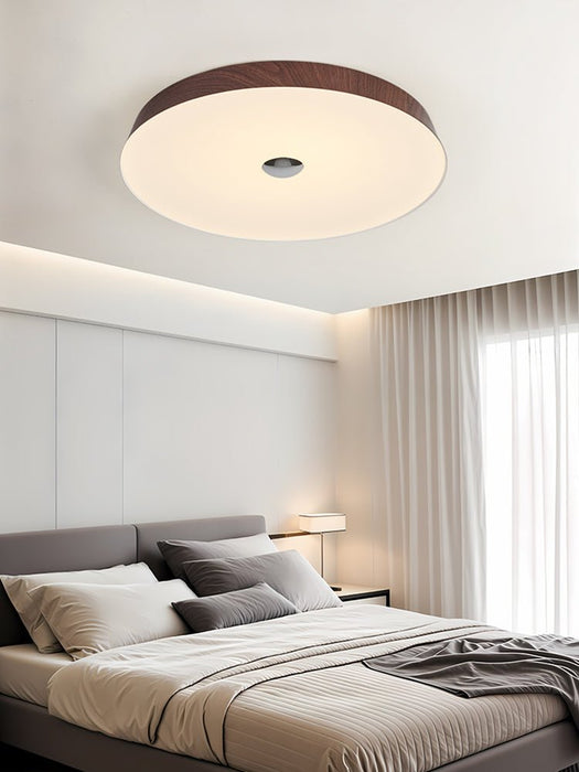 Solace Woodgrain Ceiling Light-DWHOME